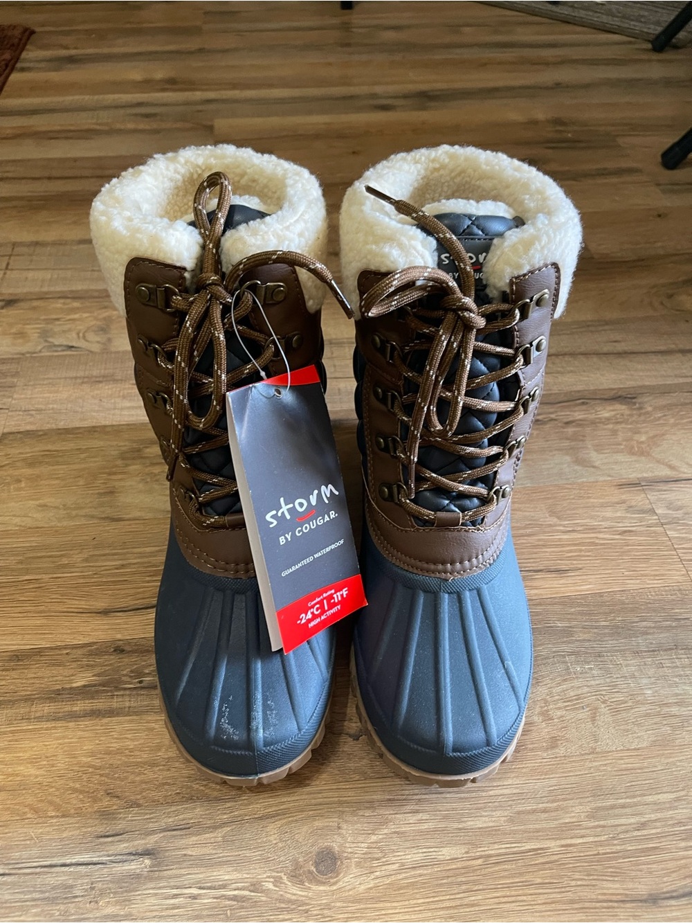 Storm by Cougar Women's Insulated Winter Boots - Brown & Gray